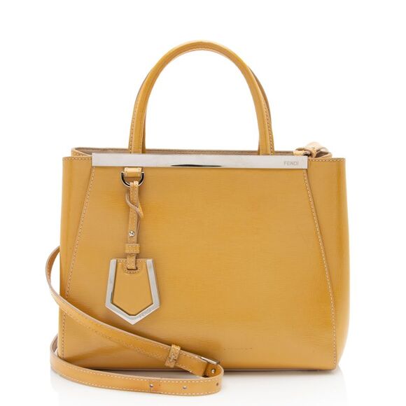 Fendi Handbags - Fendi Patent Leather Petite 2Jours Tote